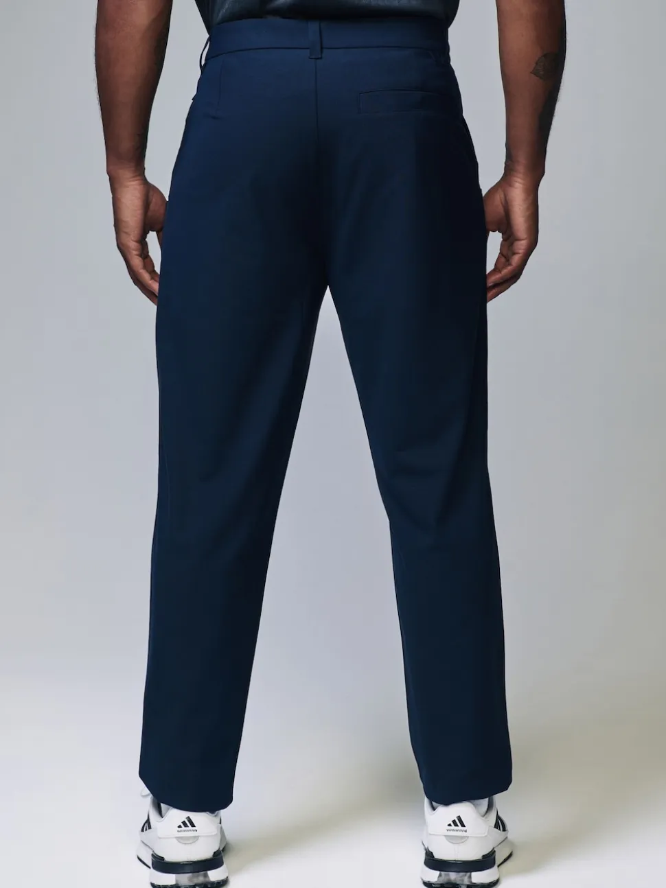 Navy Blue Active Golf Chino Trousers