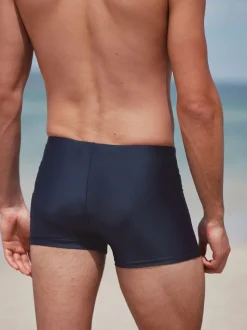 Navy Blue Active Swimming Trunks