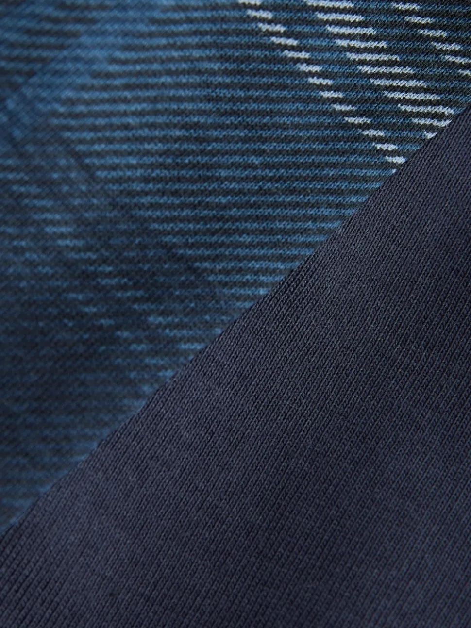 Navy Blue Check Short Sleeve Jersey Pyjamas Set