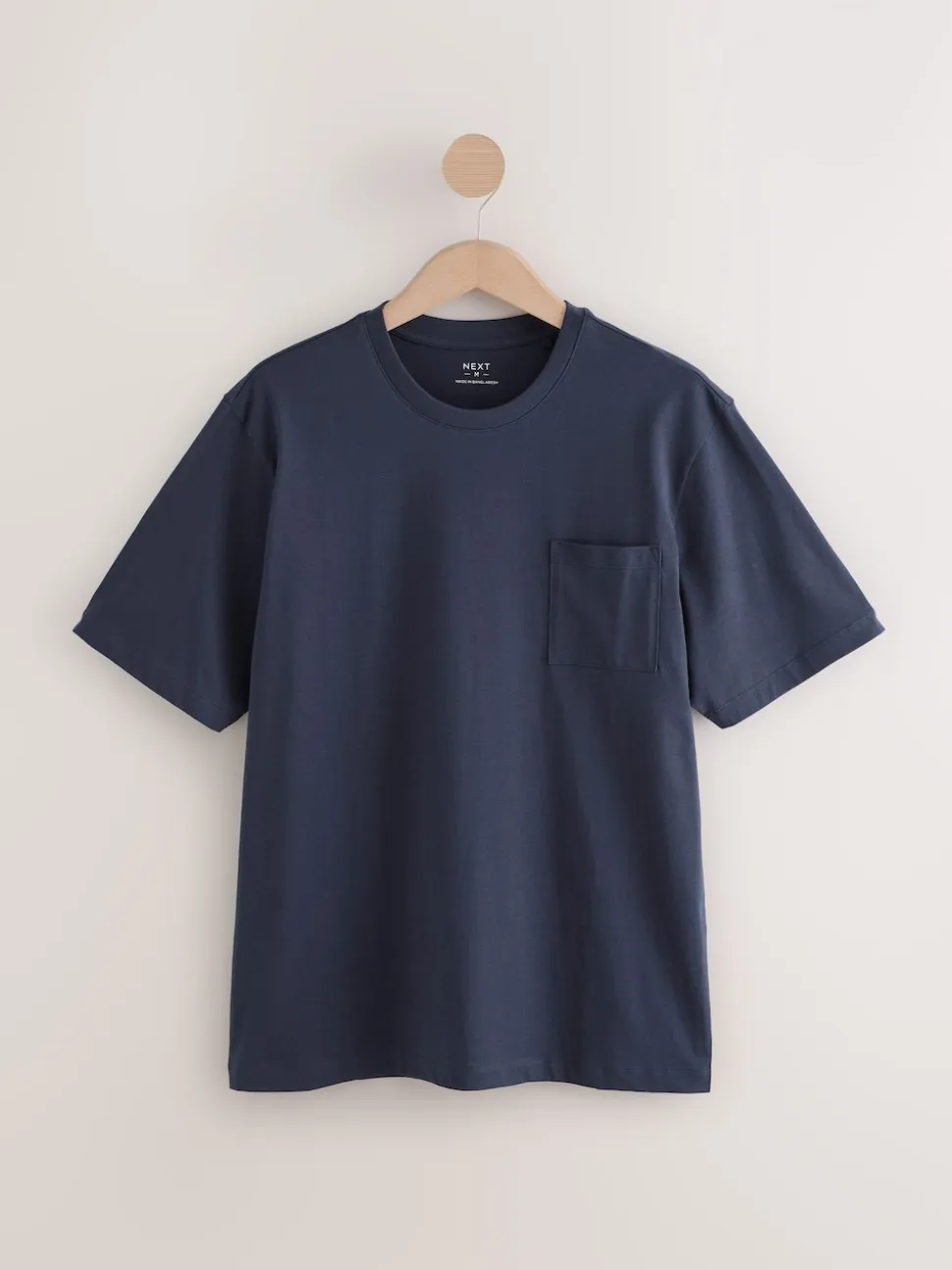 Navy Blue Check Short Sleeve Jersey Pyjamas Set