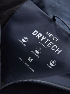 Navy Blue DryTech Waterproof Hooded Jacket