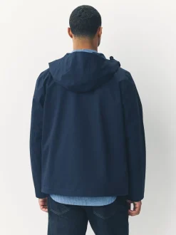 Navy Blue DryTech Waterproof Hooded Jacket