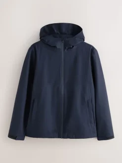 Navy Blue DryTech Waterproof Hooded Jacket