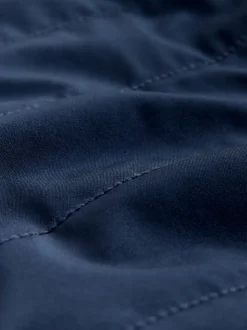 Navy Blue Hybrid Full Zip Gilet
