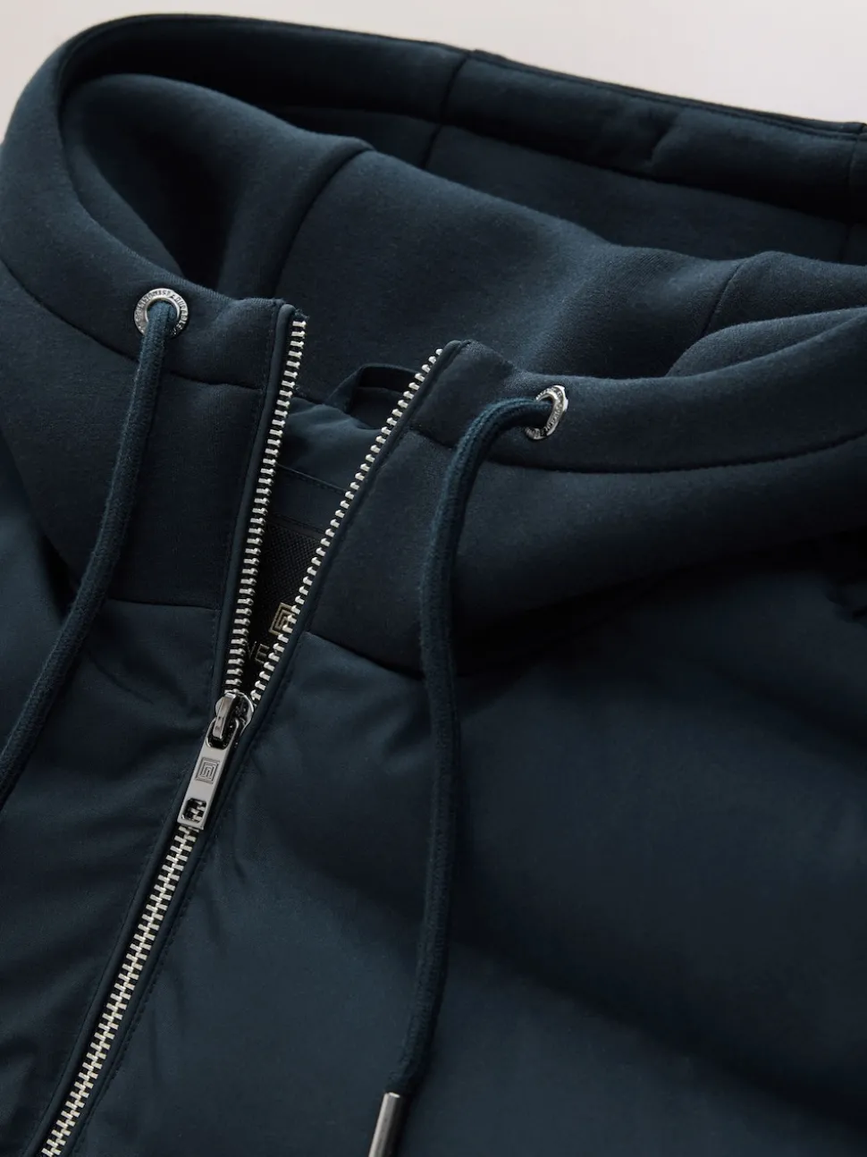 Navy Blue Hybrid Quilted Jacket