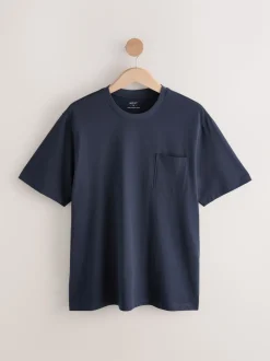Navy Blue Jersey Short Pyjamas Set