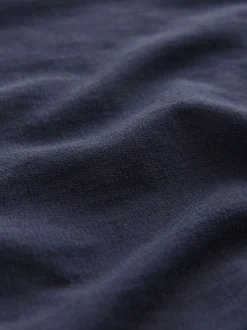 Navy Blue Lightweight Crew Neck Sweatshirt