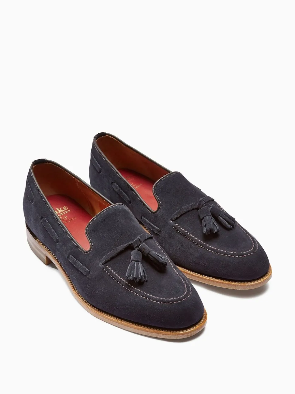 Navy Blue Loake For Next Suede Loafers