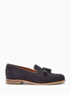 Navy Blue Loake For Next Suede Loafers