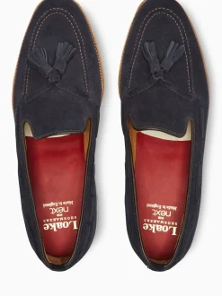 Navy Blue Loake For Next Suede Loafers