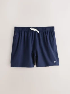 Navy Blue Motion-Flex 5 Inch Swim Shorts