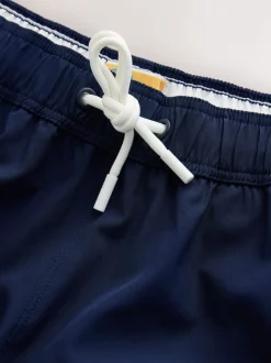 Navy Blue Motion-Flex 5 Inch Swim Shorts