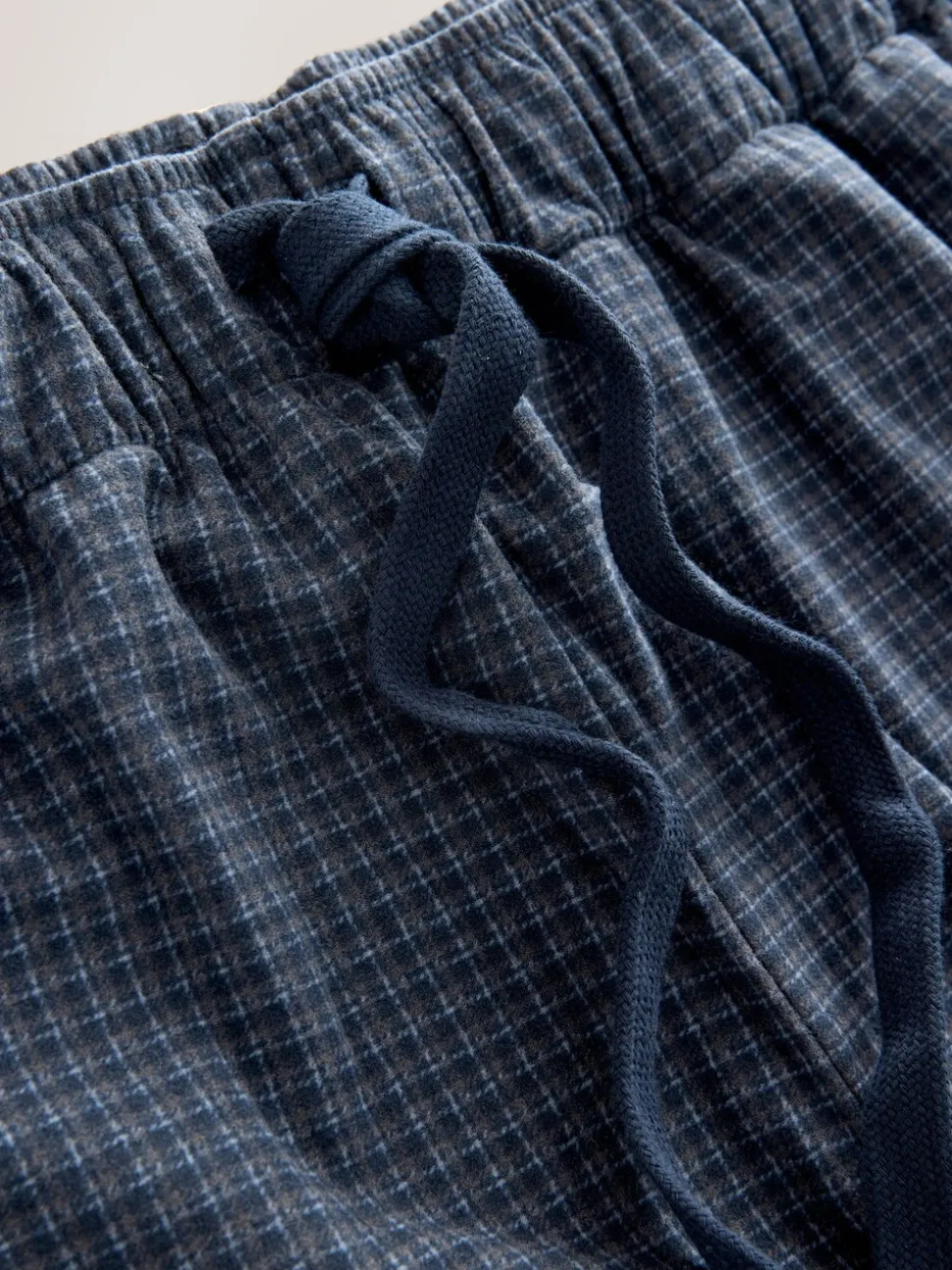 Navy Blue Motionflex Cosy Open Hem Pyjama Bottoms