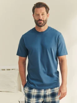 Navy Blue Motionflex Cosy Shorts Pyjamas Set