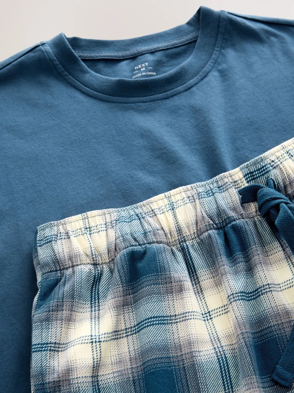 Navy Blue Motionflex Cosy Shorts Pyjamas Set