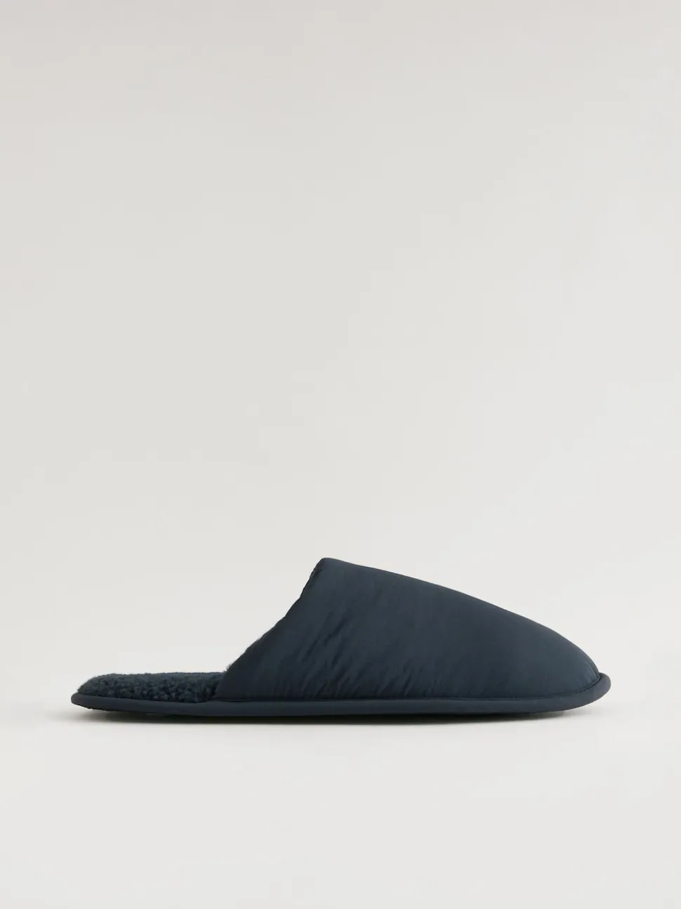 Navy Blue Mule Slippers