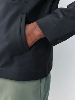 Navy Blue N.Premium Smart Technical Jacket With Stretch
