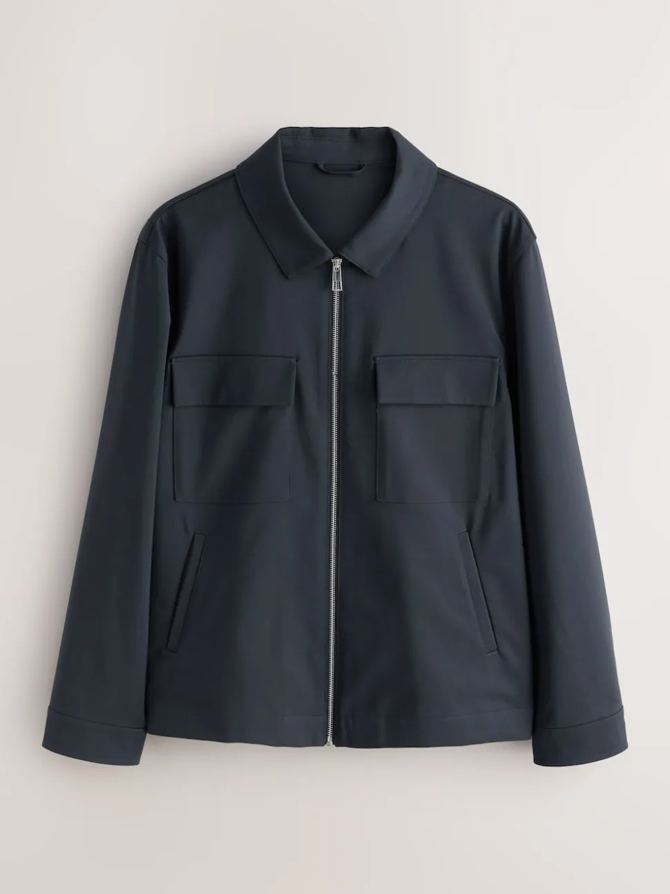 Navy Blue N.Premium Smart Technical Jacket With Stretch