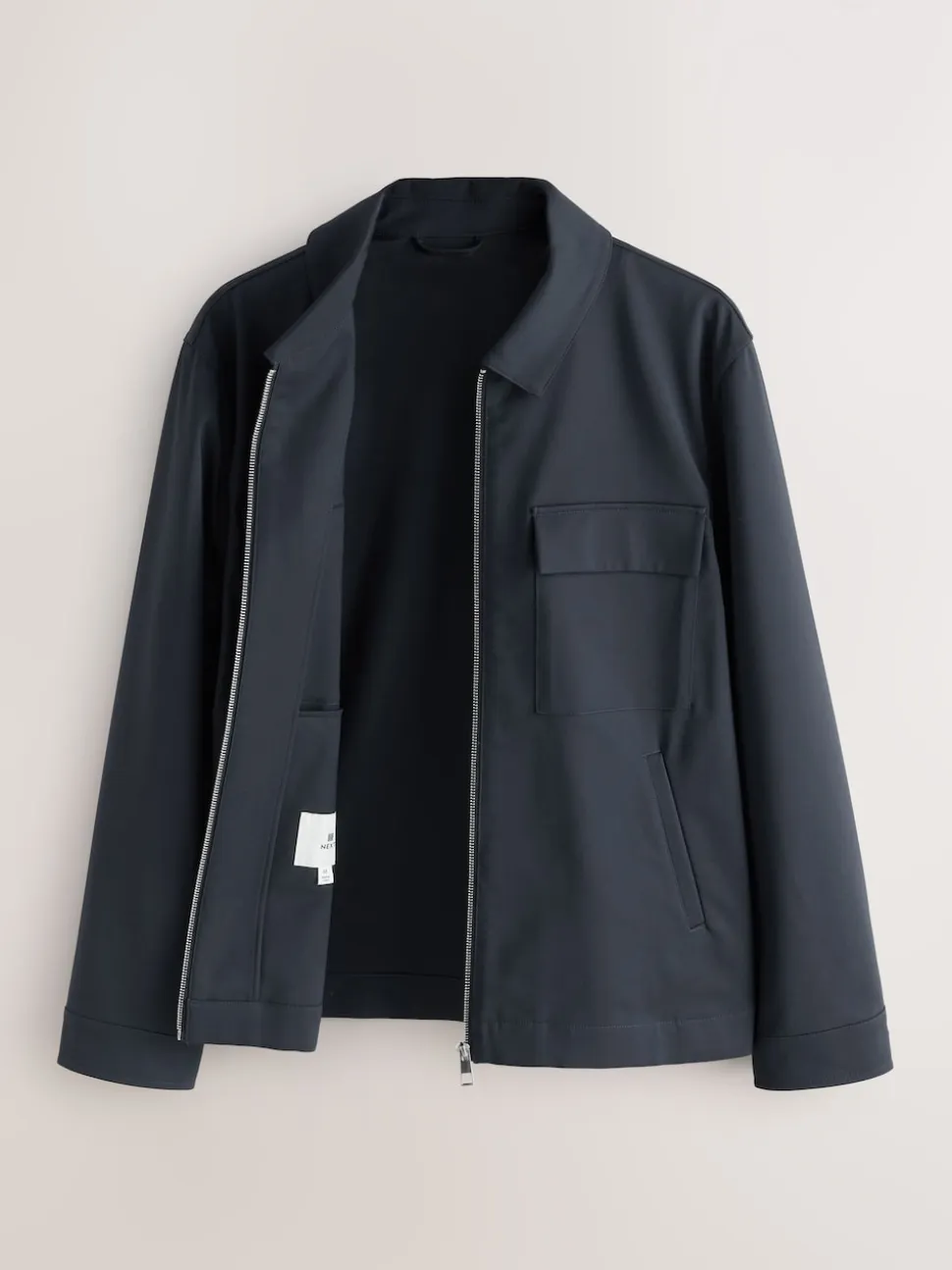 Navy Blue N.Premium Smart Technical Jacket With Stretch