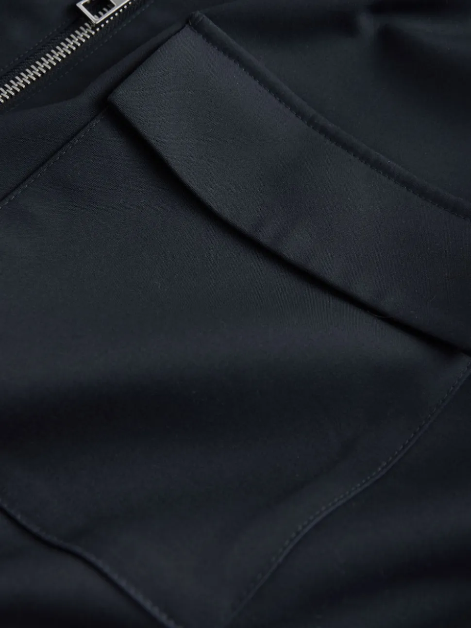 Navy Blue N.Premium Smart Technical Jacket With Stretch