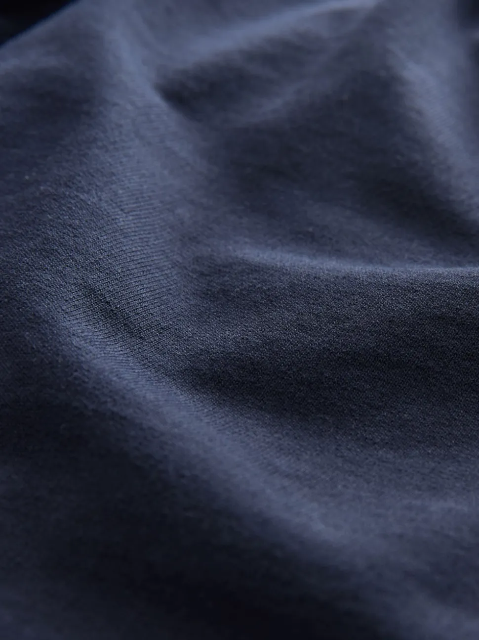 Navy Blue Open Loopback Soft Touch Cuffed Joggers