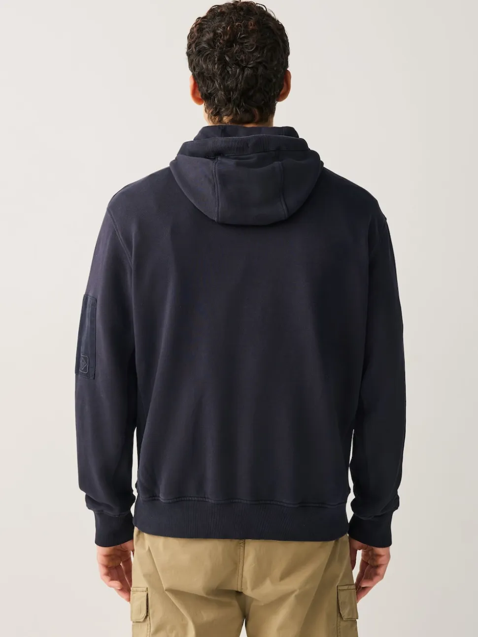 Navy Blue Overhead Hoodie Utility