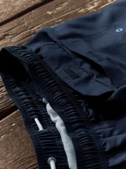 Navy Blue Palm Logo Essential Swim Shorts