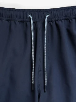Navy Blue Plain Essential Swim Shorts