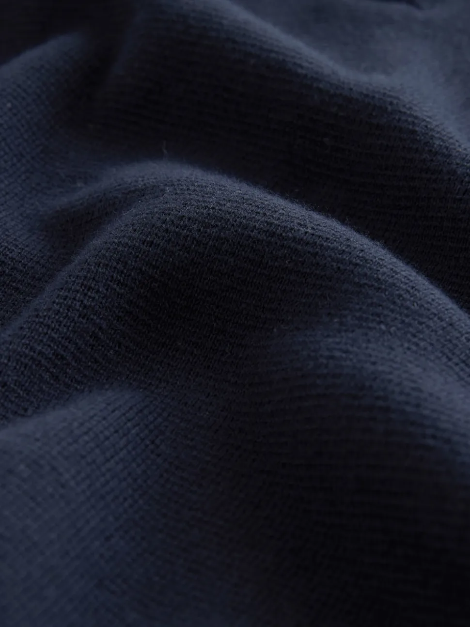 Navy Blue Plain N.Premium Regular Fit 100% Cotton Premium Quarter Zip Jumper