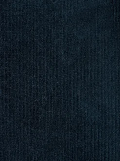 Navy Blue Regular Fit Cord Blazer