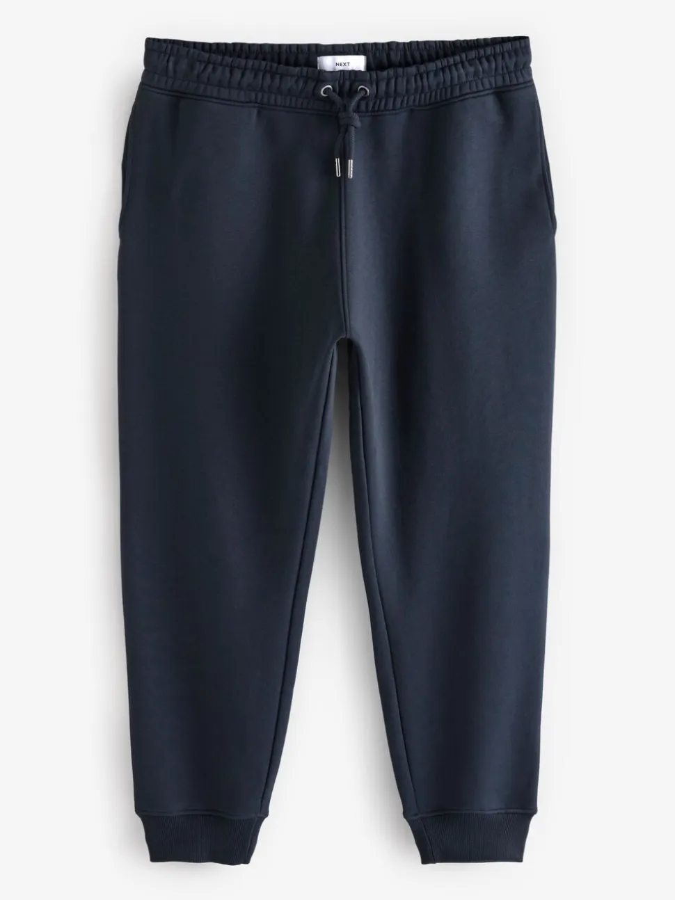 Navy Blue Regular Fit Cotton Rich Jersey Joggers