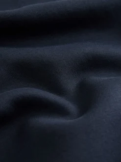 Navy Blue Regular Fit Cotton Rich Jersey Joggers