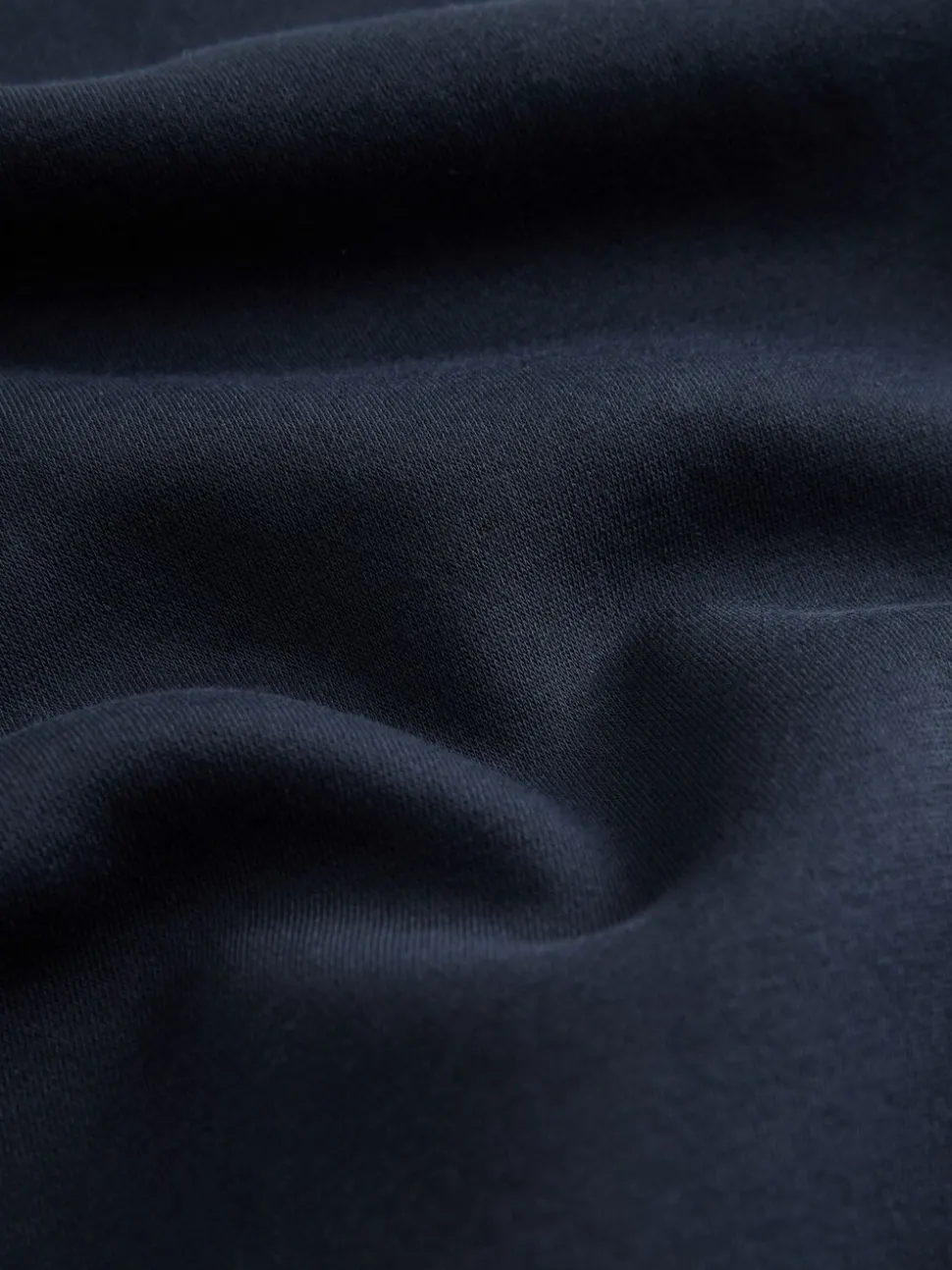 Navy Blue Regular Fit Cotton Rich Jersey Joggers