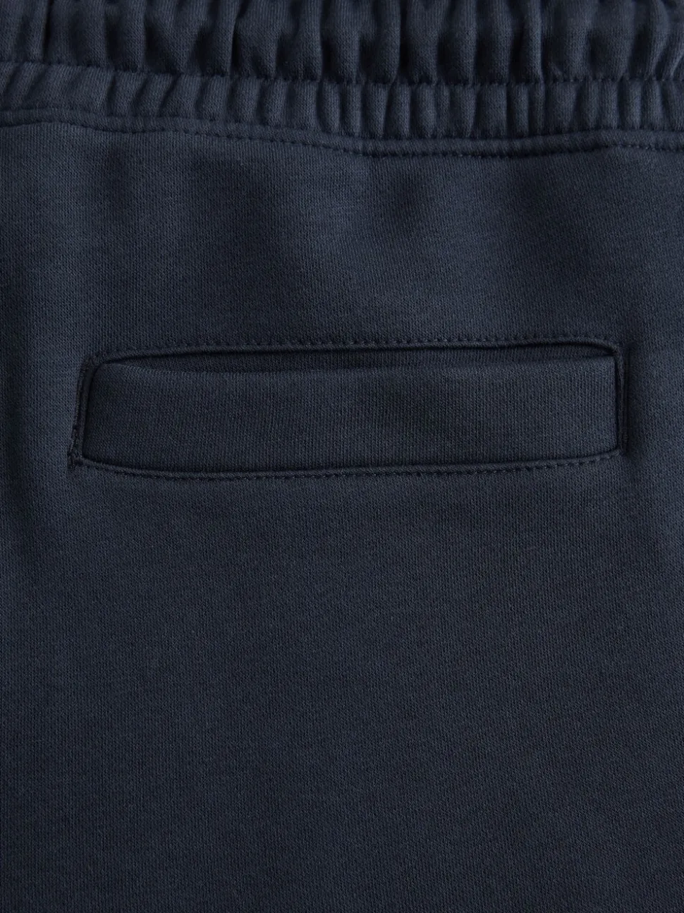 Navy Blue Regular Fit Cotton Rich Jersey Joggers