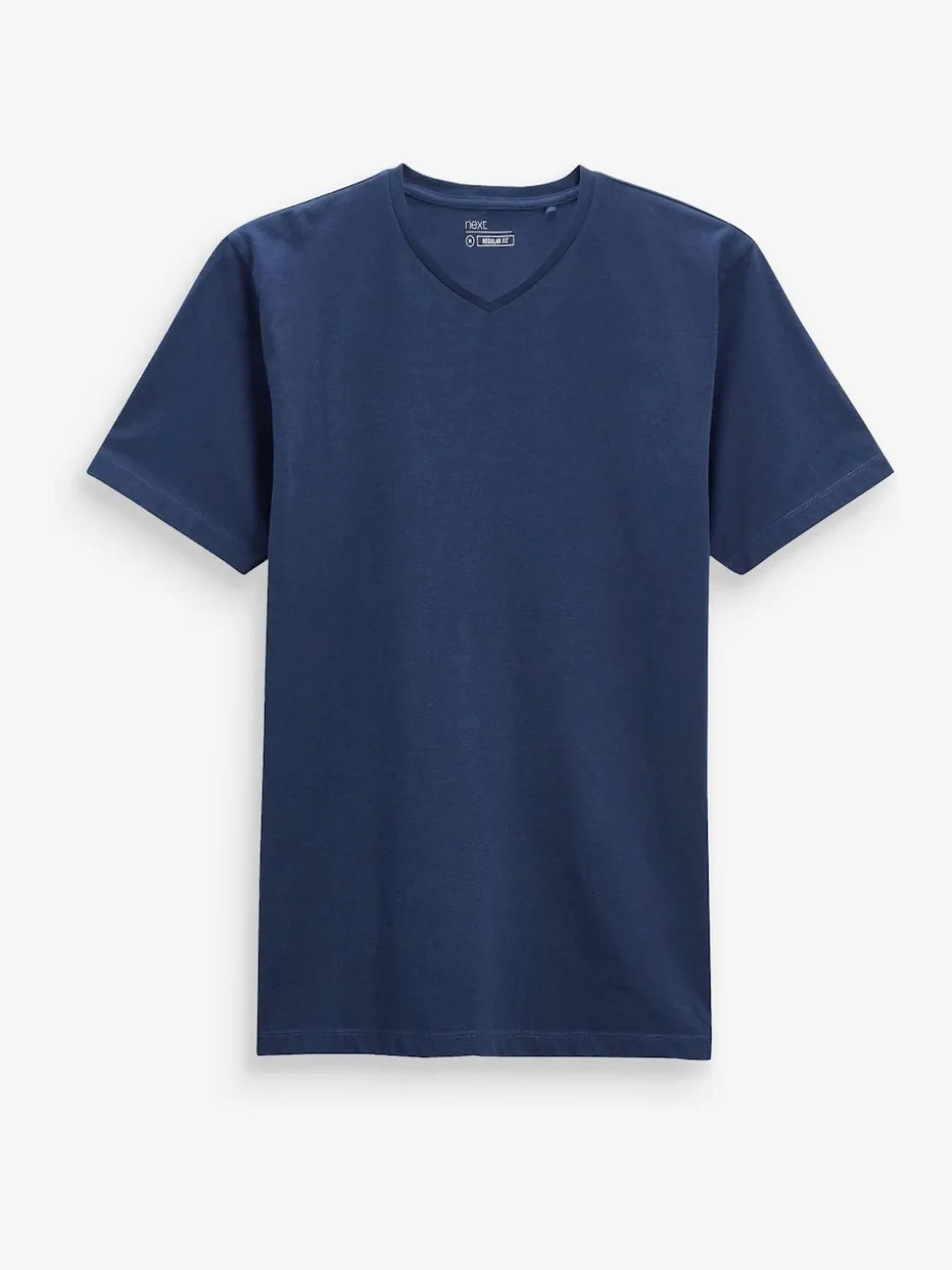 Navy Blue Regular Fit Essential V-Neck T-Shirt
