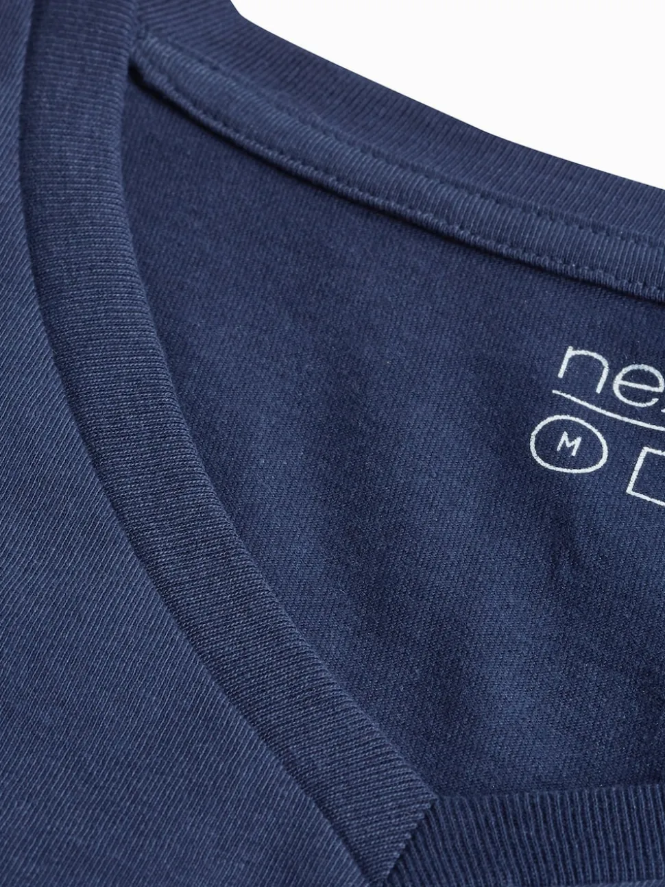 Navy Blue Regular Fit Essential V-Neck T-Shirt