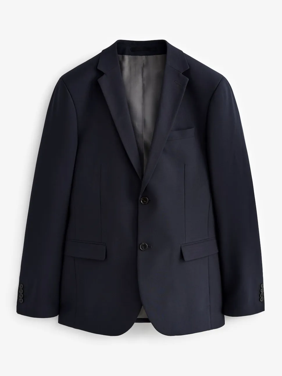 Navy Blue Regular Fit Essential Suit Jacket