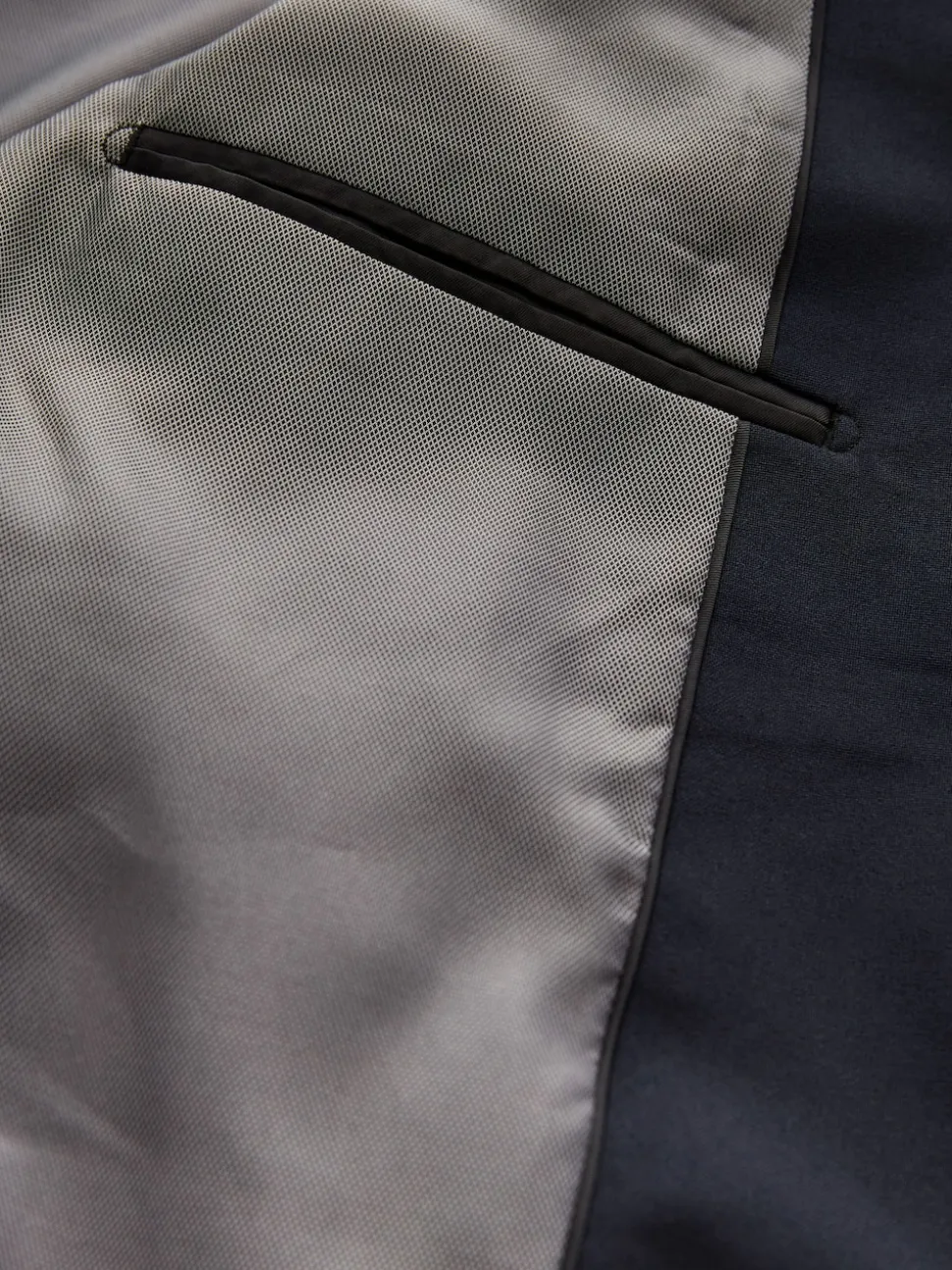 Navy Blue Regular Fit Essential Suit Jacket