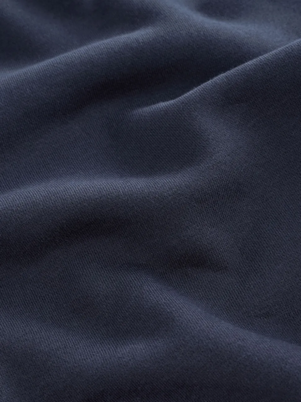 Navy Blue Regular Fit Heavyweight Cotton Rich Crew Neck Sweatshirt