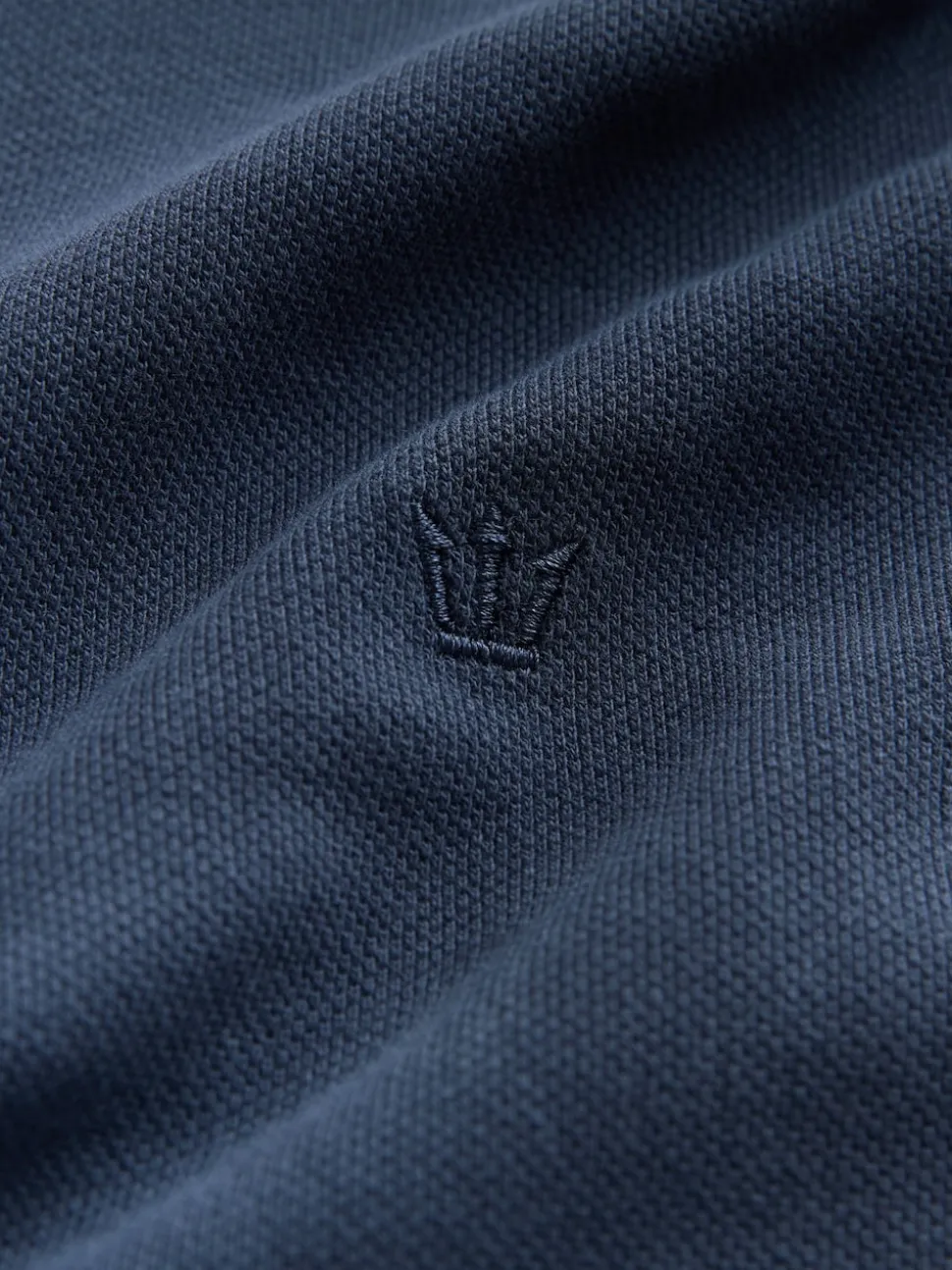 Navy Blue Regular Fit Short Sleeve Tipped Polo Shirt