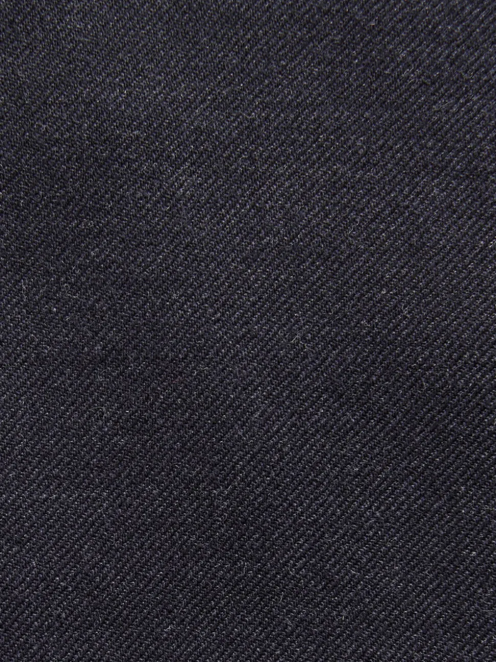 Navy Blue Regular Fit Signature 100% Wool Trousers With Motion Flex Waistband
