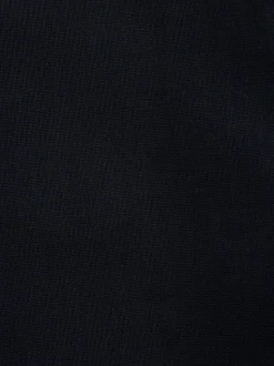 Navy Blue Regular Fit Slim Fit Signature Nova Fides 100% Italian Wool Suit Trousers