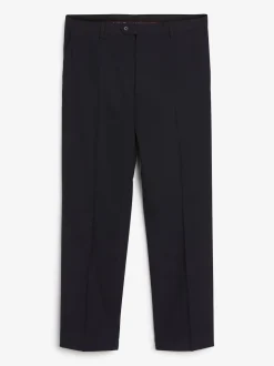 Navy Blue Regular Fit Suit Trousers
