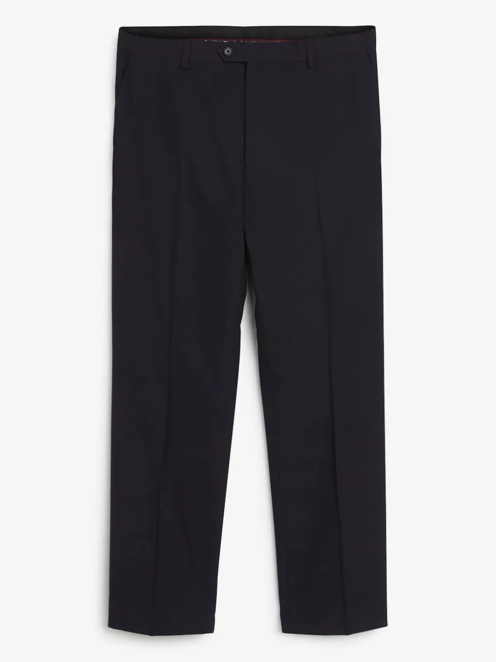 Navy Blue Regular Fit Suit Trousers