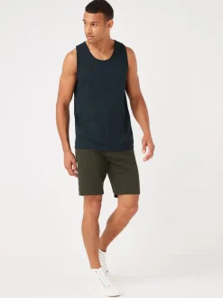 Navy Blue Regular Fit Vest
