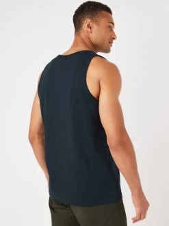 Navy Blue Regular Fit Vest