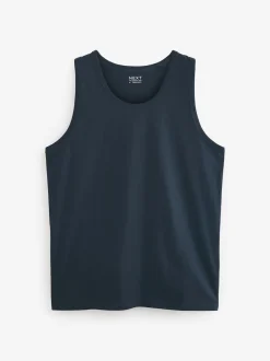 Navy Blue Regular Fit Vest
