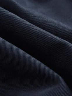 Navy Blue Regular Tapered Fit Vintage Wash Denim Jeans