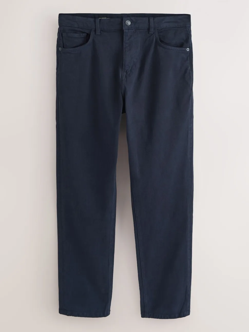 Navy Blue Regular Tapered Fit Vintage Wash Denim Jeans