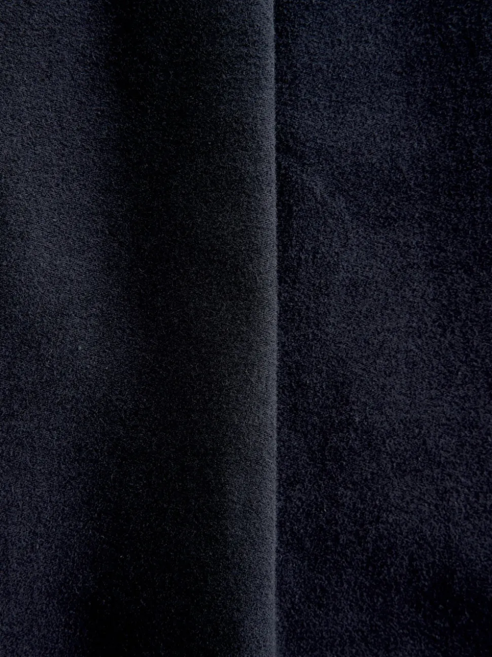 Navy Blue Relaxed Fit Cotton Suit Trousers